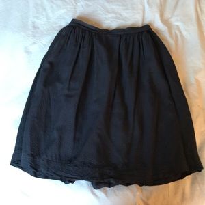 Uniqlo Full Skirt Blue Dots